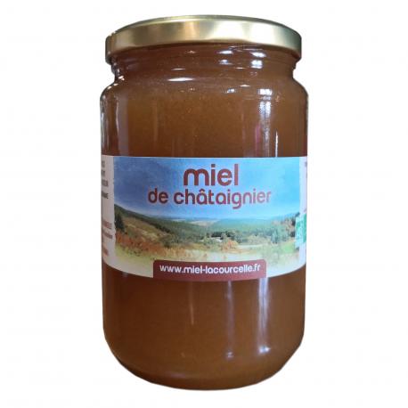 Miel de chataignier Bio - pot de 1 kg