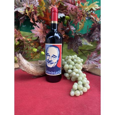 Hommage à Jacques Chirac Bordeaux Supérieur rouge 75cl